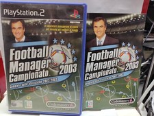 FOOTBALL MANAGER CAMPIONATO 2003 PS2 PLAYSTATION 2 PAL USATO