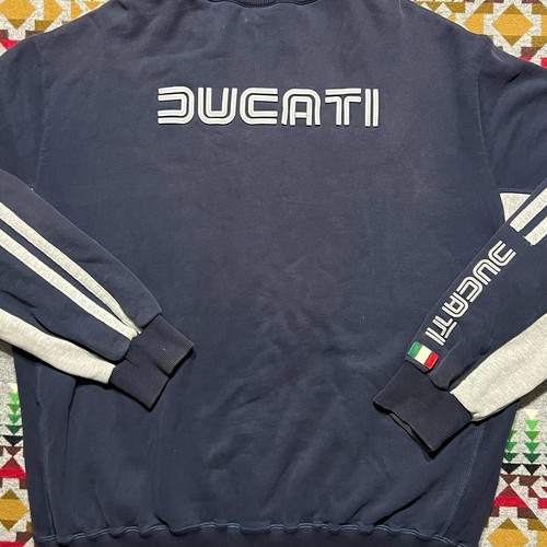 Ducati Hoodie Men's Full Zip Sweatshirt Size 2XL Blue Logo Motorcycle C4 - Picture 10 of 16
