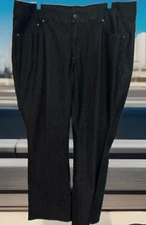 A New Approach ANA Misses Sz 18 Jeans Black Modern Fit Stretch Boot-Cut Classic