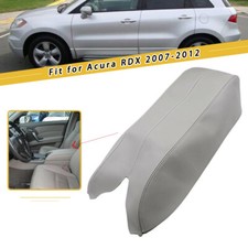 Console centrale in pelle coperchio bracciolo casa pelle grigio per 2007-12 Acura RDX