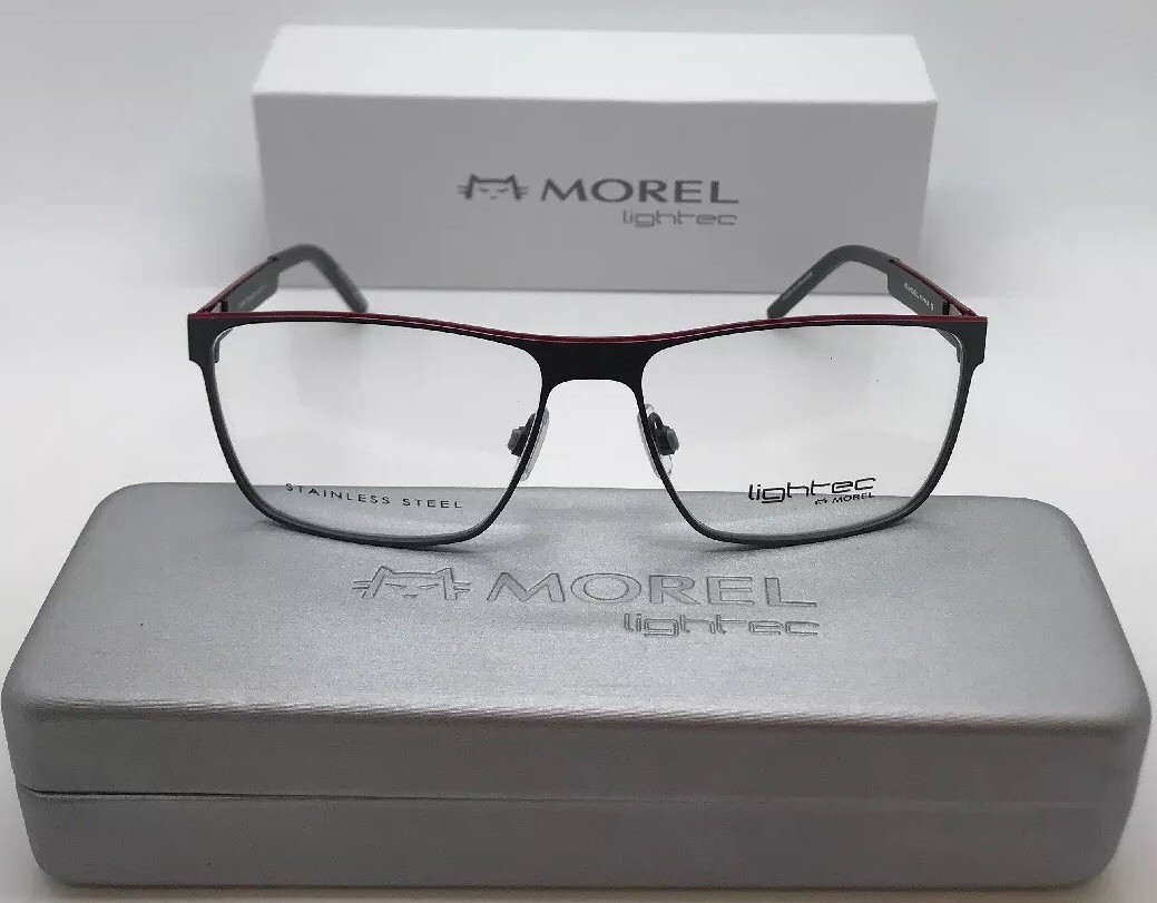 LIGHTEC 7908L GR 010 MOREL FRANCE FRAMES EYE GLASSES 5615140 NEW w
