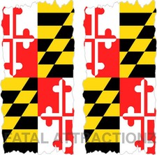 Maryland Flag Cornhole Cover Vinyl Decal Sticker graphic bean bag toss state MD