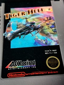 Cartucho Tiger-Heli - Videojuego Nintendo NES 1987 con funda - Limpio probado
