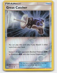 Great Catcher 192/236 Reverse Holo Cosmic Eclipse Pokemon TCG