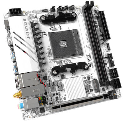 Mini-ITX AM4 Motherboard, B550I GAMING, DDR4 4000MHz, Dual M.2 NVMe, Ryzen 5000