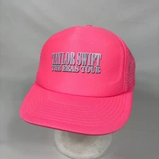 Taylor Swift The Eras Tour Pink Foam Trucker Snapback Cap Hat