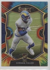 2020 Panini Select Concourse Tie-Dye Prizm /25 Jordan Fuller #75 0p1e