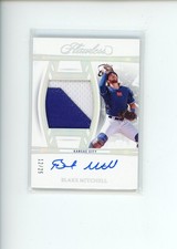 2024 Panini Flawless Blake Mitchell #DPA-BM Draft Patch Auto Autograph 12/25