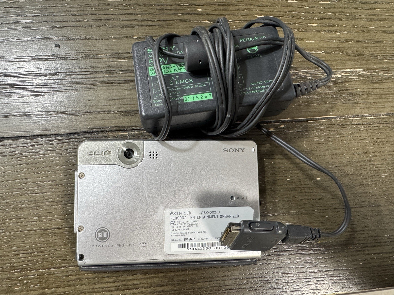 Rare Sony Clie PEG-TJ37 Handheld - Wi-Fi - Camera | Read Description