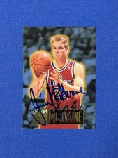 1994-95 Skybox Jim McIlvaine #294 RC Signed Auto Autograph UU