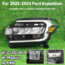 For 2022-2024 Ford Expedition w/o LED DRL Full LED Headlight Headlamp Driver
