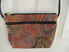 DANNY K BEVERLY HILLS, CA 10X8X3 TAPESTRY ADJUSTABLE CROSSBODY BAG BRAND NEW