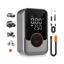 SINGARO Tire Inflator Portable Air Compressor Cordless, 150 PSI Car... Fast Ship