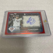 [OBO/MSG]  2024  Topps Saitama Seibu Lions Shuta Tonosaki Autograph