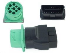 OBD2 Male to J1939 Female Adapter Cable for Heavy Duty Truck Diagnostic