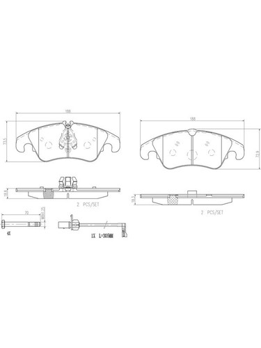 P 85 100 BREMBO P85100 Bremsbelagsatz, Scheibenbremse Kaufen
