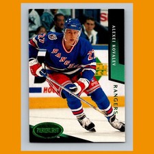 Alexei Kovalev #130 1993-94 Parkhurst Emerald Ice New York Rangers Hockey Card