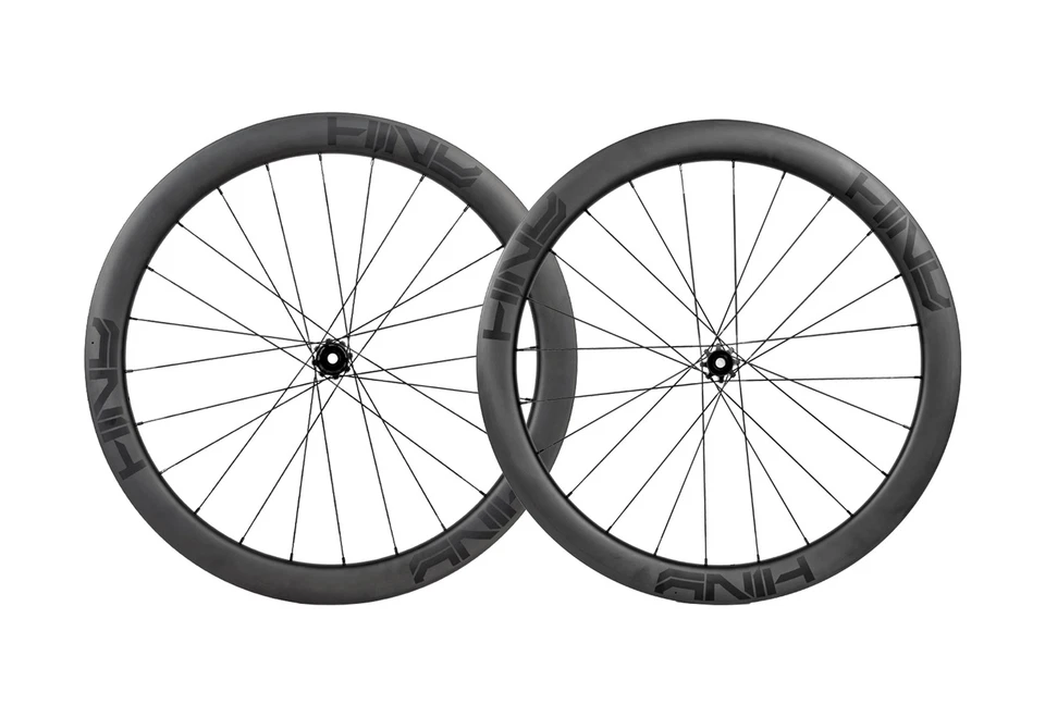 HINY 700C 50mm Carbon Rennrad Laufradsatz 1559g Scheibenbremse Tubeless Ready HG