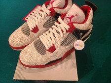 NIKE AIR JORDAN IV 4 RETRO ROSSO FUOCO LASER BIANCO NERO GRIGIO CEMENTO 308497-161 15