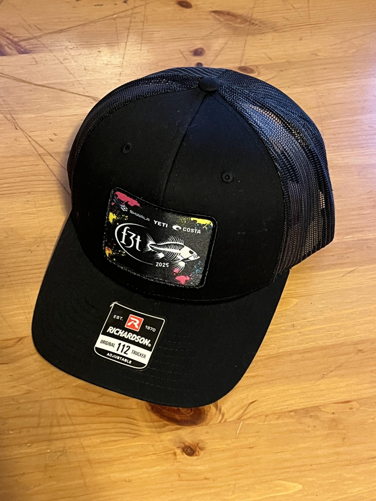 Cap Snap Back Black 112 Trucker One Size Mens