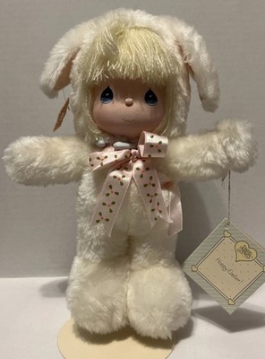 1989 Precious Moments Applause HONEY BUNNY Easter Edition Doll With Stand