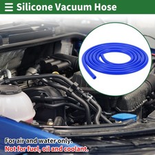 6.6ft 3456810mm Id 2mm Thickness Silicone Vacuum Hose For Air Blue
