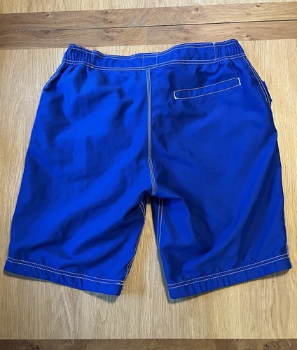 Superdry Pantaloncini da bagno uomo grandi pantaloncini da tavola blu tasche surf sport - Foto 2 di 5