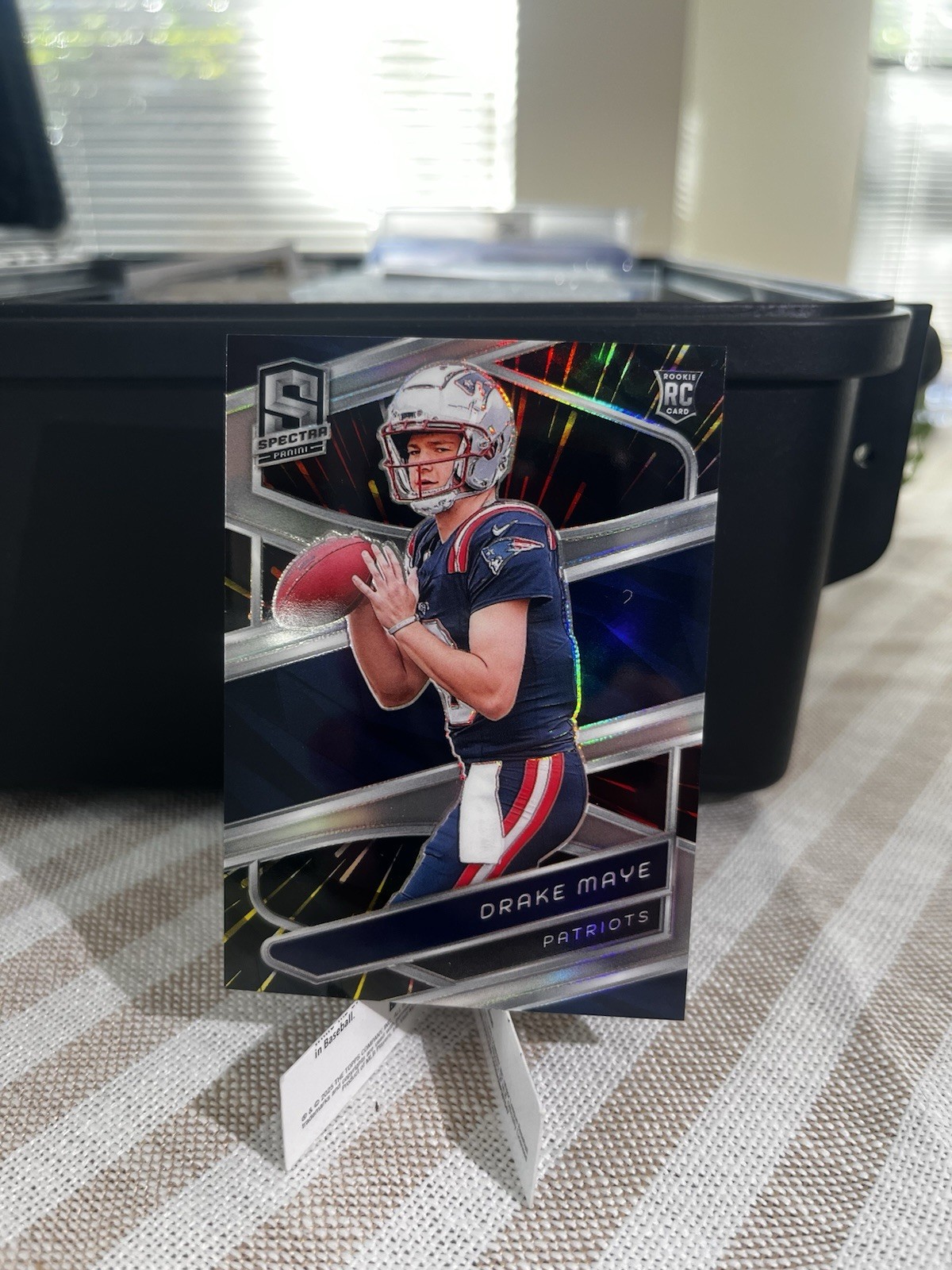 2024 Panini Spectra - Rookies Drake Maye #113 Hyper Prizm /75 (RC)