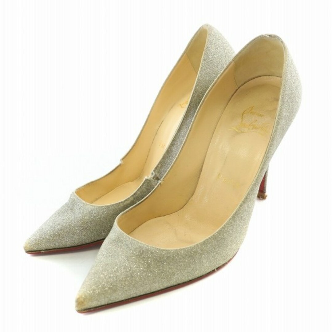Shoe Louboutin Anjalina Meral Glitter Christian Louboutin Pumps