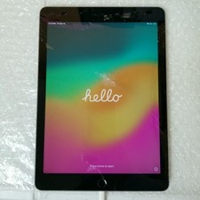 Apple iPad 6th Generation A1893 128GB, Wi-Fi, Space Gray - Broken Screen