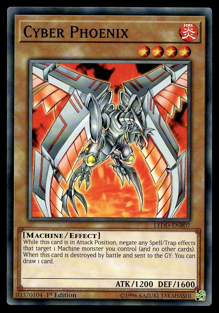 Cyber Phoenix Legendary Dragon Decks LEDD-ENB07 MP YuGiOh TCG |Buy 3 Get 5 Free