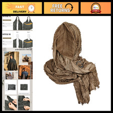 Hooded Medieval Renaissance Cloak Cape for Men - Stylish Costume Accessory