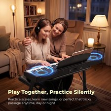 88 Key Semi-Weighted Keyboard Digital With Piano Bench