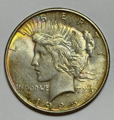 1925 PEACE DOLLAR (90% Silver) ~ AU