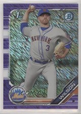 2019 Bowman Chrome Prospects Purple Shimmer Refractor Tommy Wilson #BCP-232 1b3
