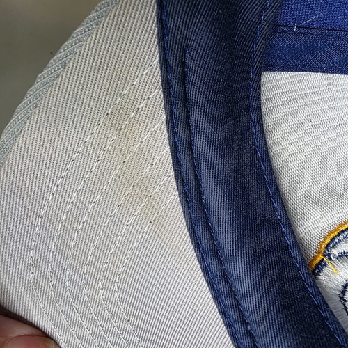 Cappello Milwaukee Brewers - preferito dai fan - logo ricamato - blu e grigio regolabile - Foto 11 di 11