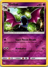Golbat 55/149 Reverse Holo Pokemon Sun & Moon English 2017 NM
