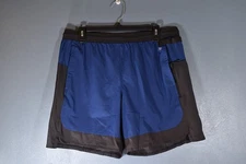 Unipro Shorts, 6.5" inseam size men's large, blue & black