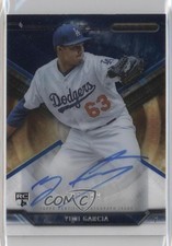 2015 Topps Strata Auto Blue 65/99 Yimi Garcia #SA-YG Auto 4a1