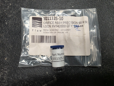 #ad Flow Orifice Assembly 1011325 10 Precision 90 KSI – NEW – 1Pc Water Jet $59.99