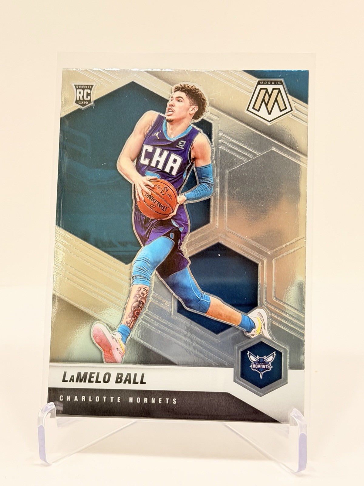 LaMelo Ball Panini Mosaic 202 2020-21 Charlotte Hornets RC