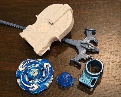 Meteo L-Drago Assault 85XF Beyblade HASBRO METAL MASTERS Launcher Tool Nice!