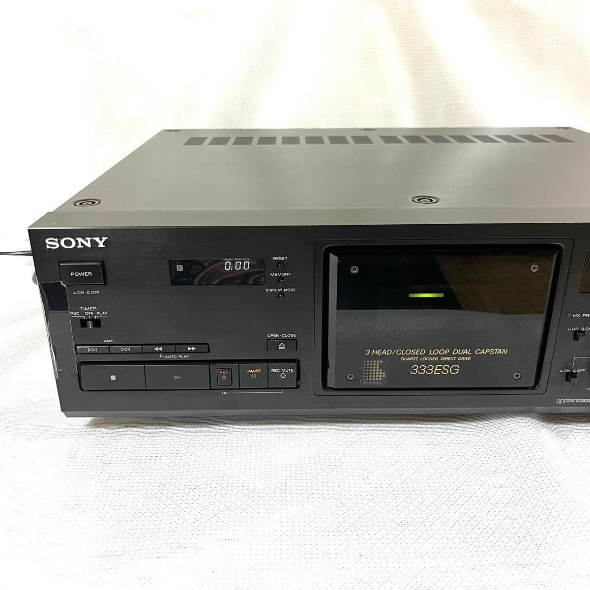 Junk Not Working Sony TC-K333ESG 3 Head Cassette Tape Deck