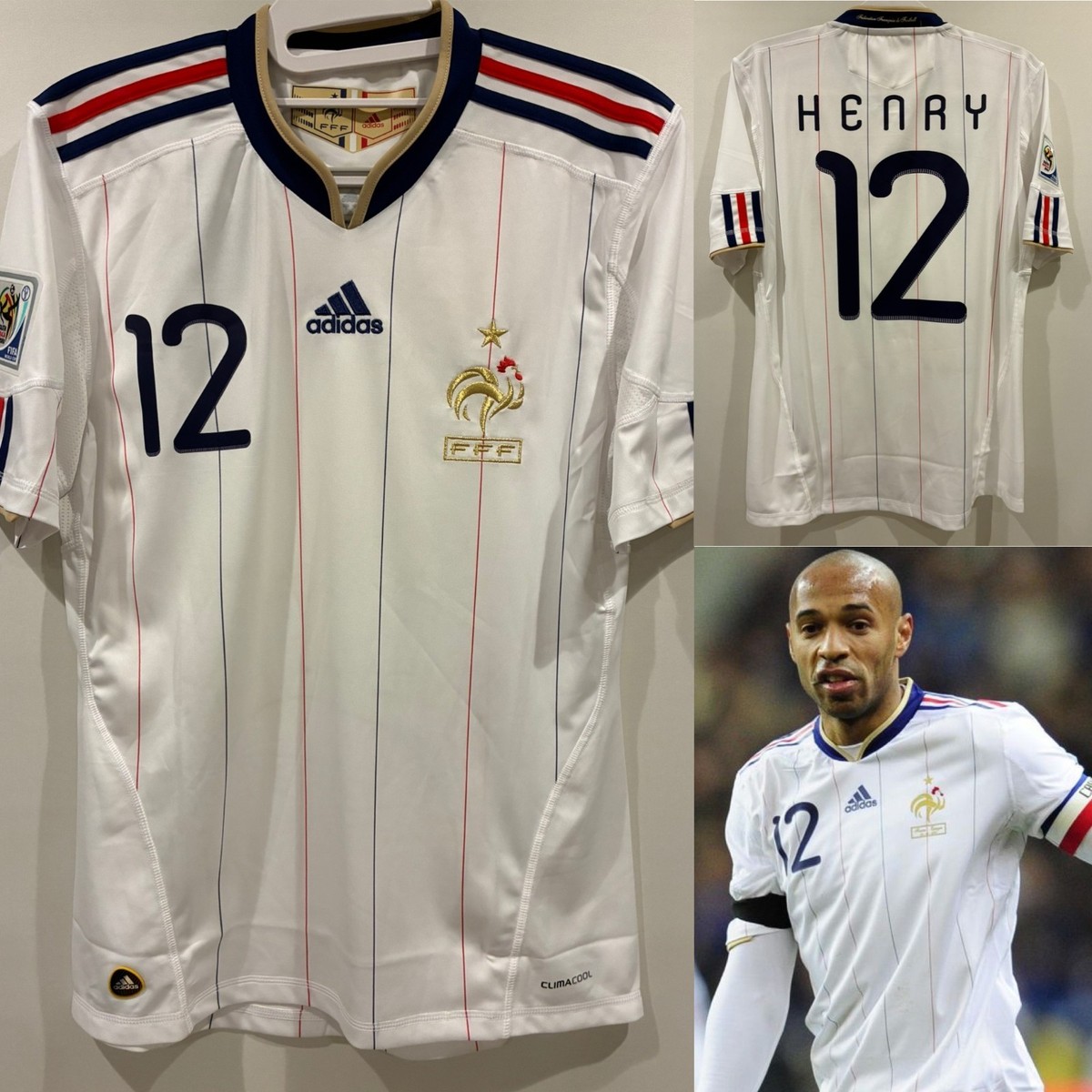 Thierry Henry France official soccer jersey | eBay