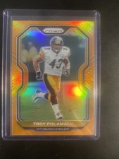 2020 Panini Prizm Orange #73 Troy Polamalu /249 Steelers