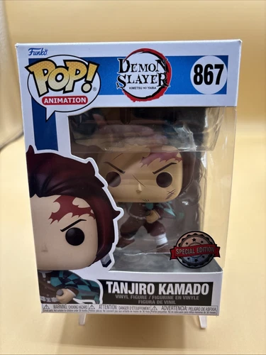 NEW Funko Pop! Animation Demon Slayer 867 Tanjiro Kamado Vinyl Figure