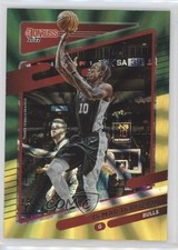 2021-22 Panini Donruss Holo Green & Yellow Laser DeMar DeRozan #21 ut4
