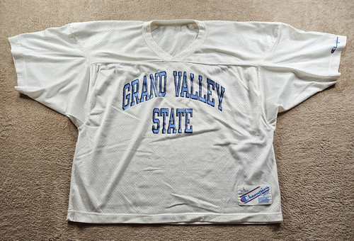 VINTAGE Grand Valley State University 80s Champion Jersey Made In USA Size M/L
