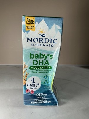 NORDIC Naturals Baby's DHA Vegetarian 30 ml Boost Healthy Brain EXP: 02/2026