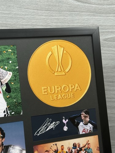 Tottenham Hotspur Spurs Europa League Winners 2025 Medal A4 Framed Print Display - Picture 7 of 8
